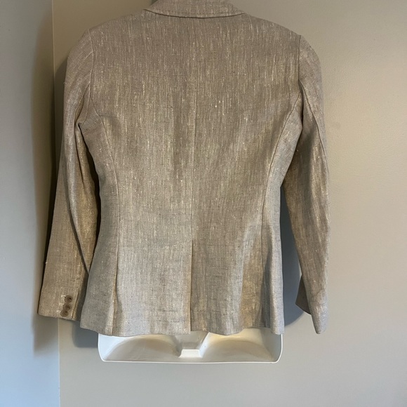 J. Crew Women's Metallic 2-Button Blazer Size: 6 MSRP $125.00 - Picture 2 of 8